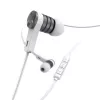 Hama Intense Headset Kabelgebunden In-Ear Anrufe/Musik Silber, Weiß
