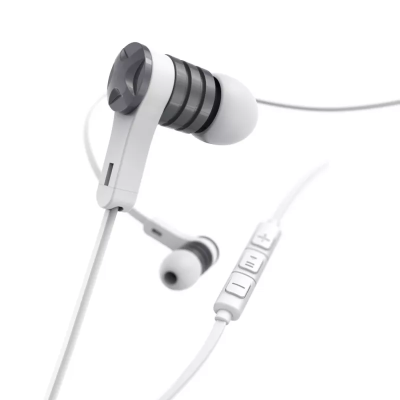 Hama Intense Headset Kabelgebunden In-Ear Anrufe/Musik Silber, Weiß