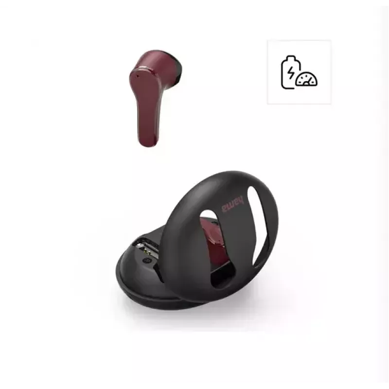 Hama Spirit Unchained Headset True Wireless Stereo (TWS) In-Ear Musik Bluetooth Schwarz, Rot
