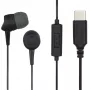 Hama 00184192 Kopfhörer/Headset Kabelgebunden Im-Ohr Anrufe/Musik USB Typ-C Schwarz, Dunkelgrau