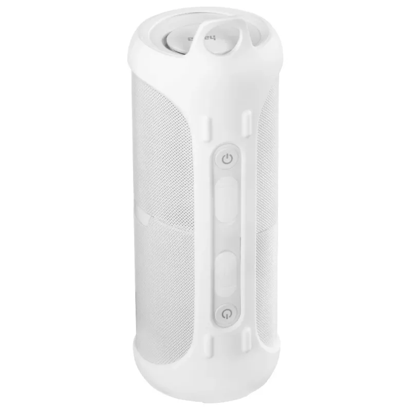 Hama Twin 3.0 Stereo tragbarer Lautsprecher Weiß 30 W