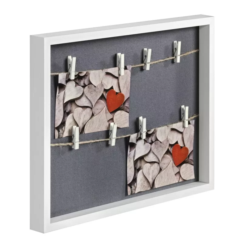 Multi-Bilderrahmen HAMA Cavo — MDF, weiß, 365×295 mm