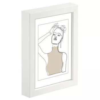 Multi-Bilderrahmen Hama Copenhagen Weiß Glas MDF 270x570 mm