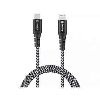 Sandberg Survivor USB-C PD>Lightning 1M Kabel 1m 28g