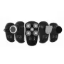 Manta HS-01BK Shavio Kopf- und Bartrasierer-Set, schwarz/chrom