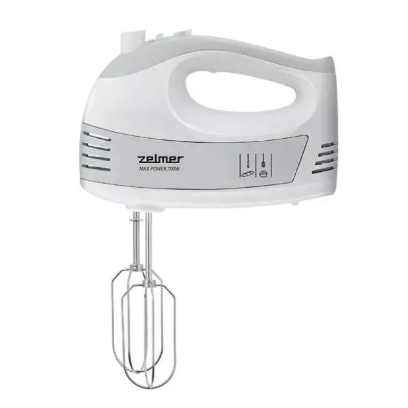 Handmixer ZELMER ZHM2459S — 300 W, 5 Geschwindigkeitsstufen, Edelstahlaufsätze