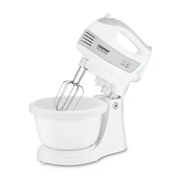 Handmixer ZELMER ZHM2459S — 300 W, 5 Geschwindigkeitsstufen, Edelstahlaufsätze