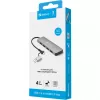 Sandberg USB-C/A auf 4xUSB 3.0 Hub Aluminium 5000 Mbit/s