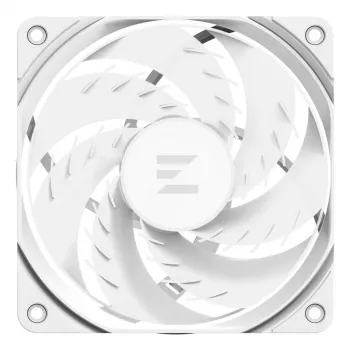 120mm ARGB Gehäuselüfter ZALMAN ZM-AF120R ARGB Weiß — 120mm, ARGB-Beleuchtung, weißer Rahmen