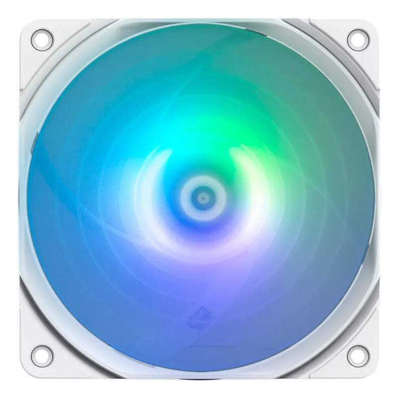 120mm ARGB Gehäuselüfter ZALMAN ZM-AF120R ARGB Weiß — 120mm, ARGB-Beleuchtung, weißer Rahmen