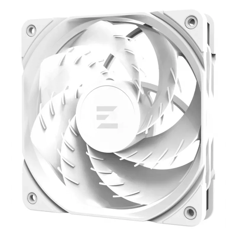 120mm ARGB Gehäuselüfter ZALMAN ZM-AF120R ARGB Weiß — 120mm, ARGB-Beleuchtung, weißer Rahmen