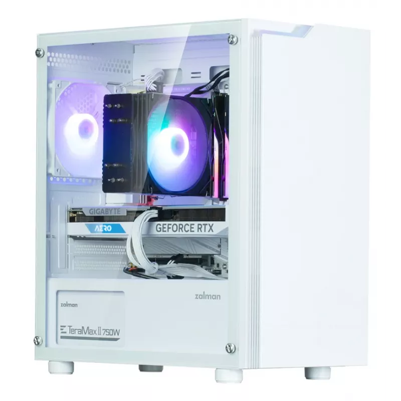 Computer Case Zalman T4 Plus Mini Tower White