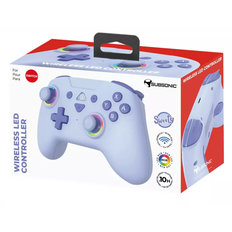 Gamepad Subsonic 147436 Blau RF Nintendo Switch Kabellos 10h Akku