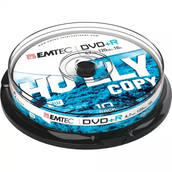 DVD+R Emtec ECOVPR471016CB 4,7 GB 10 Stück