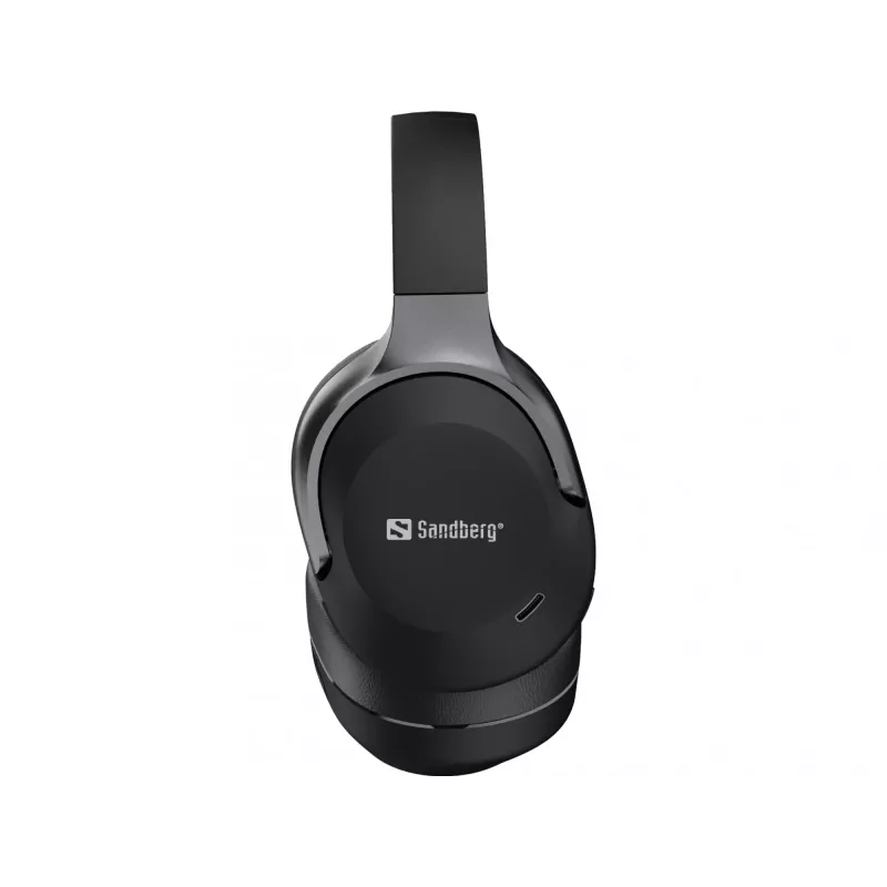 Sandberg Wireless Travel Headset ANC+ENC, Kabellos, Anrufe/Musik, 228 g, Headset, Schwarz