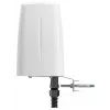 Omnidirektionale Netzwerkantenne QuWireless QuSpot PoE/LAN 4 dBi, 0,694–6 GHz, vertikale Polarisation