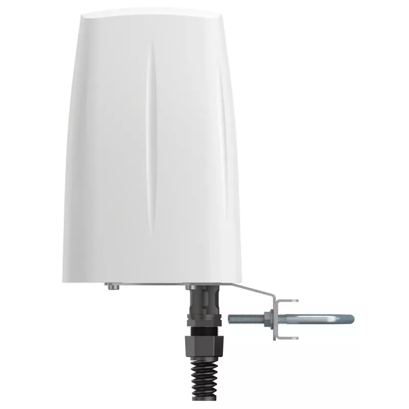 Omnidirektionale Netzwerkantenne QuWireless QuSpot PoE/LAN 4 dBi, 0,694–6 GHz, vertikale Polarisation