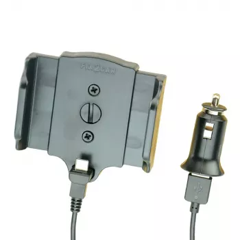 Handy-/Smartphone-Autoladegerät-Adapter KRAM Fix2Car — Zigarettenanzünder-Stromversorgung, schwarz