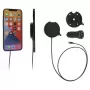 Aktive Halterung Brodit 216324 Mobiltelefon Smartphone Schwarz