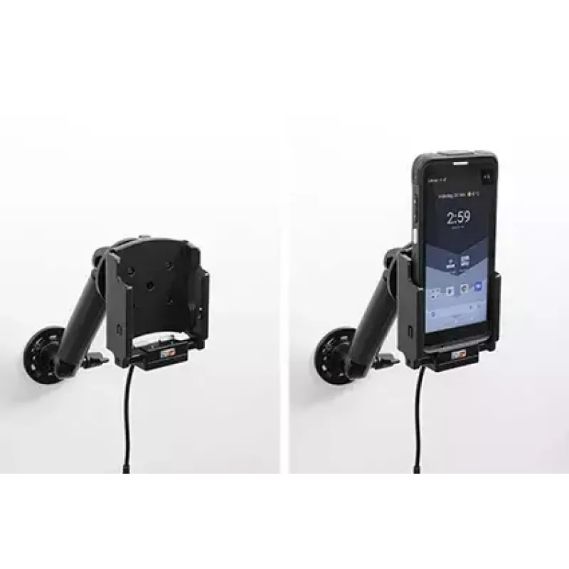 Aktive Halterung Brodit 713343 Mobiler Computer Smartphone Schwarz