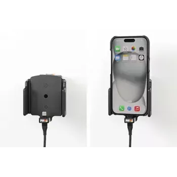 Aktive Halterung für Mobiltelefon/Smartphone Brodit 727370, schwarz — Fahrzeug- und Innenraumnutzung