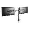 Monitorhalterung Deltaco GAM-040 81.3 cm (32 Zoll) Tisch Schwarz