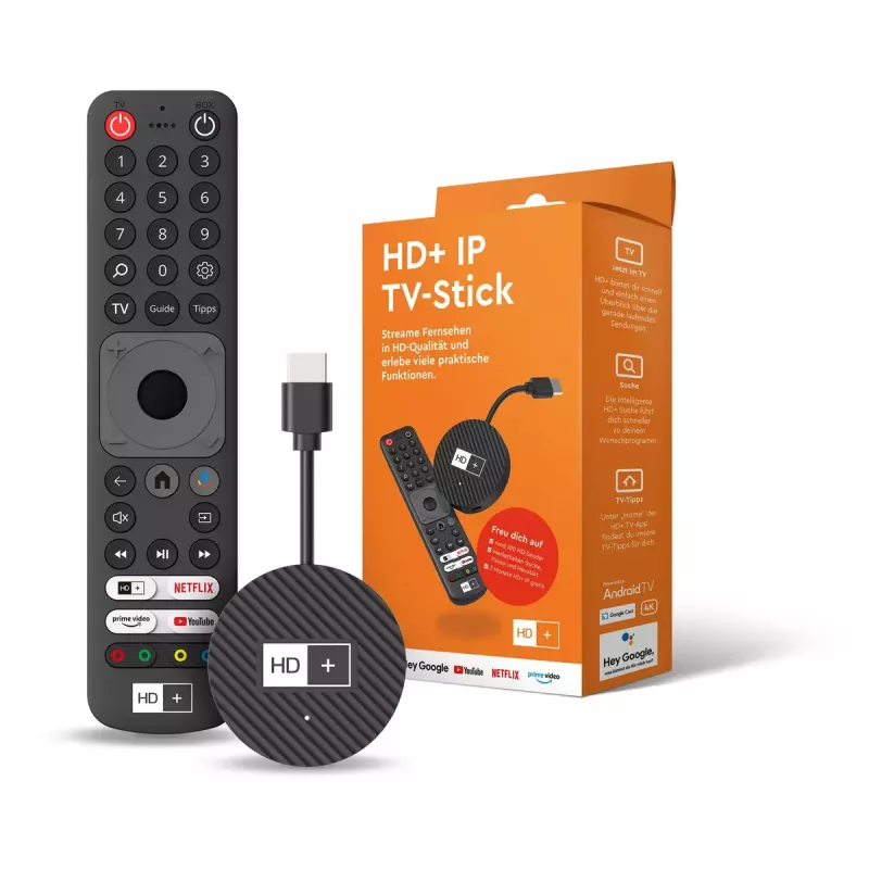 HD+ Smart TV Dongle HDMI 4K Ultra HD Android Schwarz 32GB