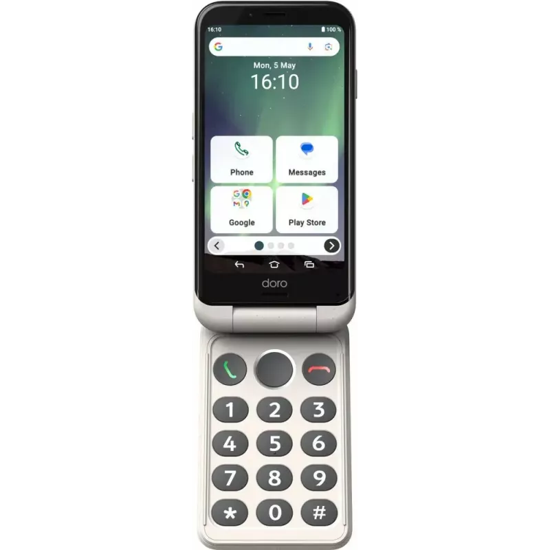Smartphone Doro Aurora A20 4.5 Zoll 4 GB 64 GB Schwarz Weiß