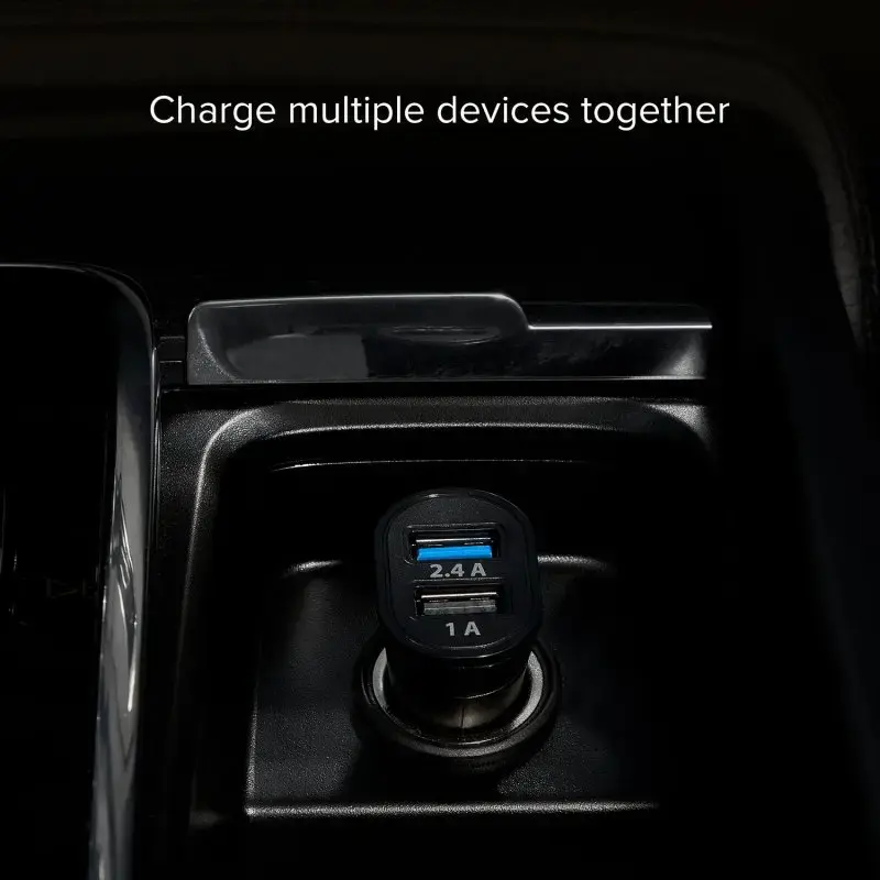 Auto-Ladegerät SBS Mobile TECR2USB24AFAST — Auto-USB-Ladegerät, Zigarettenanzünder-Stromversorgung, universell, schwarz