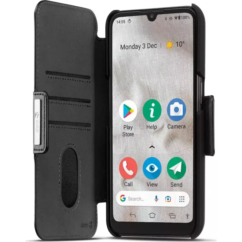 Handyhülle Bigben Connected DOROFOLIO8100N Schwarz für Doro 8100/8110