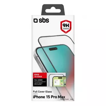 Bildschirmschutz SBS TESCRFCIP1567P für iPhone 15 Pro Max Transparent
