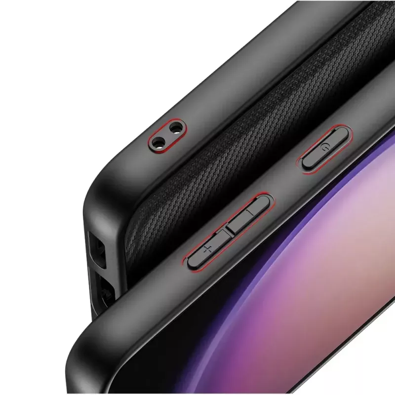 Handyhülle Nevox StyleShell NYLO Samsung Galaxy S24 Plus Schwarz 16,8 cm