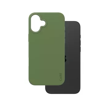 PanzerGlass CARE™ by ® Case Grün mit MagSafe iPhone 16 Plus, Cover, Apple, Apple - iPhone 16 Plus, Grün