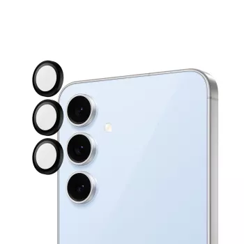 PanzerGlass ® Hoops® Kamera-Linsenschutz Schwarz Samsung Galaxy S24 FE
