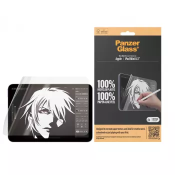 PanzerGlass ® GraphicPaper® Displayschutzglas iPad Mini 8.3'' (2021, 2024) | Ultra-Wide Fit