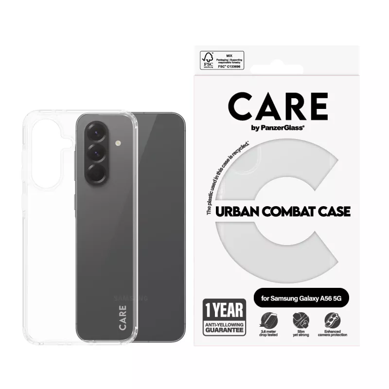 PanzerGlass CARE™ by ® Urban Combat Hülle Transparent Samsung Galaxy A56 5G