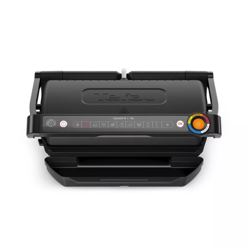 Kontaktgrill Tefal Optigrill+ XL GC727810 2000W, rechteckig, einstellbarer Thermostat, schwarz, 445×365×175mm