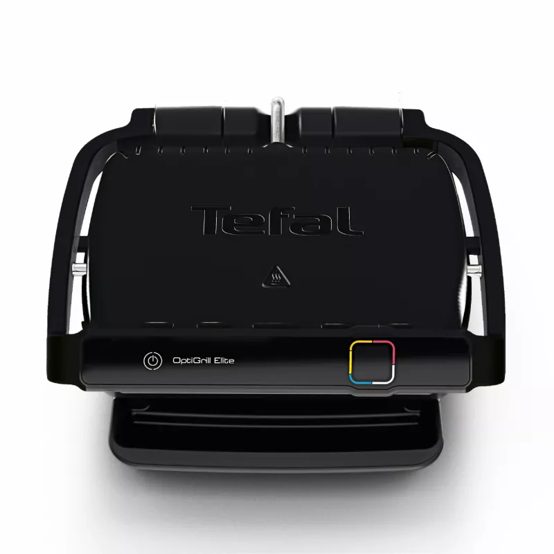 Kontaktgrill Tefal OptiGrill Elite GC7508 Schwarz Thermoplast Rechteckig