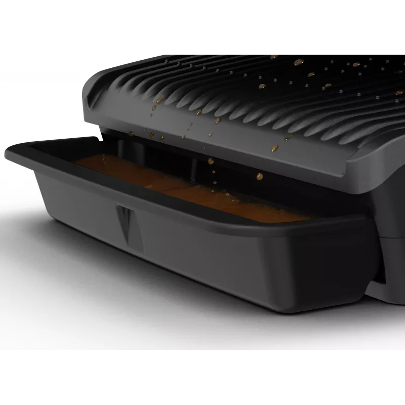 Kontaktgrill Tefal OptiGrill Elite GC7508 Schwarz Thermoplast Rechteckig