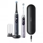 Rotierend-oszillierende Zahnbürste Oral-B iO 80363731 Schwarz Silber Erwachsene Zahnfleischpflege Sensitiv Aufhellung