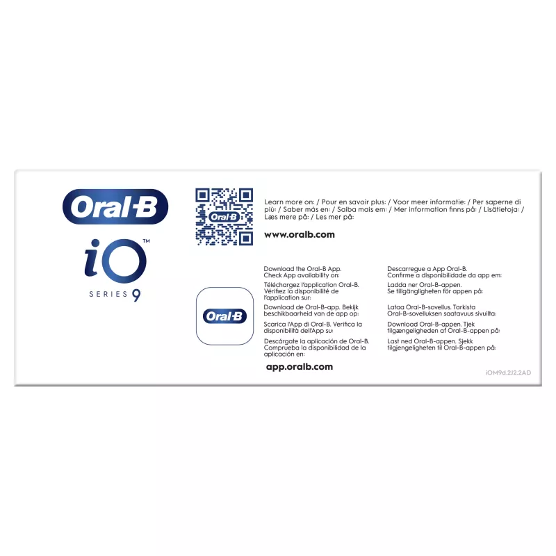 Rotierend-oszillierende Zahnbürste Oral-B iO 80363731 Schwarz Silber Erwachsene Zahnfleischpflege Sensitiv Aufhellung