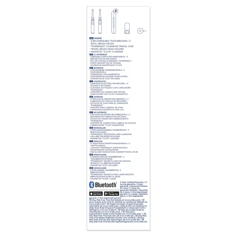 Rotierend-oszillierende Zahnbürste Oral-B iO 80363731 Schwarz Silber Erwachsene Zahnfleischpflege Sensitiv Aufhellung