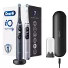 Rotierend-oszillierende Zahnbürste Oral-B iO 80363731 Schwarz Silber Erwachsene Zahnfleischpflege Sensitiv Aufhellung