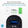Auto-Ladekit SBS Mobile USB-Type-C, 2× USB 2.0 Anschlüsse, 1 m Kabel, 12 W, 12/24 V Eingang, schwarz