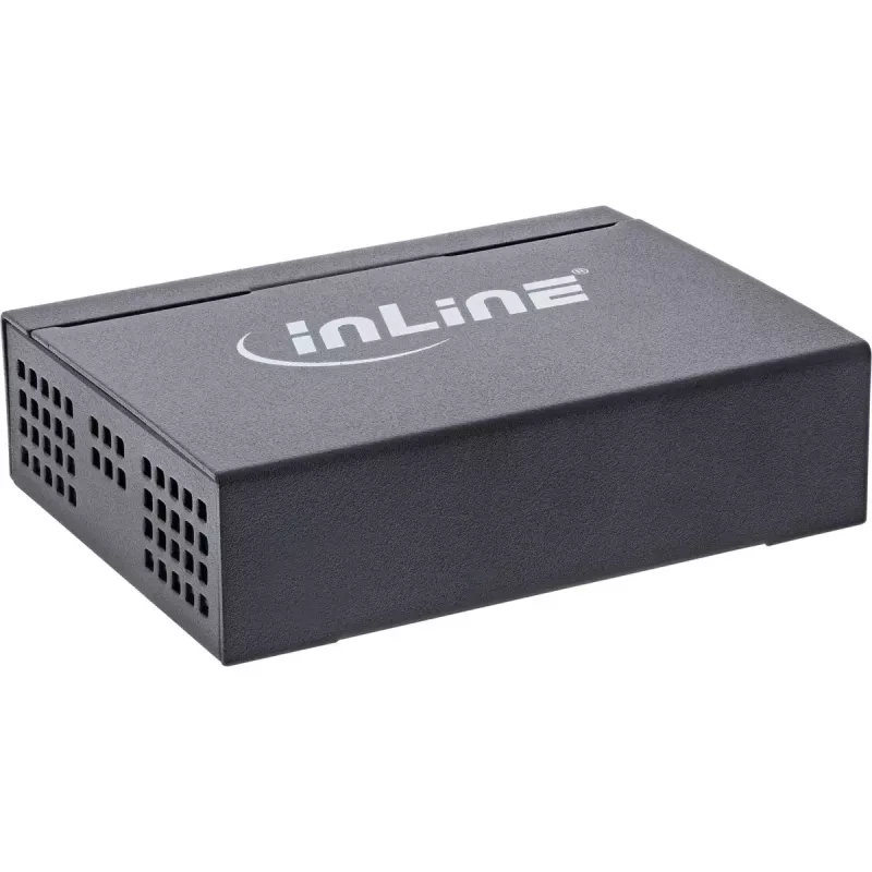 InLine Gigabit-Netzwerk-Switch 5-Port, 1 Gb/s, Desktop, Metallgehäuse, lüfterlos