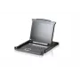 ATEN CL1000M-ATA-GG Rack-Konsole 43,2 cm (17 Zoll) Schwarz 1U