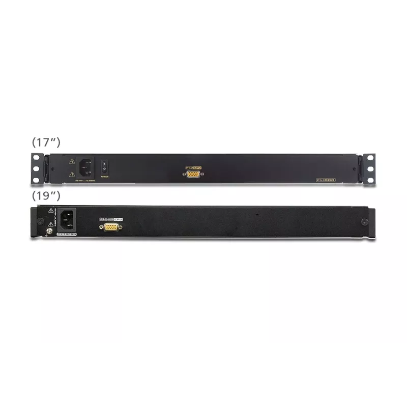 ATEN CL1000M-ATA-GG Rack-Konsole 43,2 cm (17 Zoll) Schwarz 1U