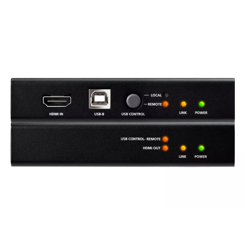 AV KVM Extender ATEN CE801 — USB True 4K HDMI über Cat6 (4K @ 70 m / FHD @ 100 m), HDMI & USB Typ-A, schwarz