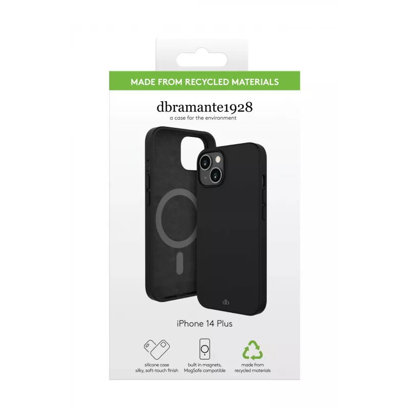 Cover dbramante1928 Monaco iPhone 14 Plus Night Schwarz