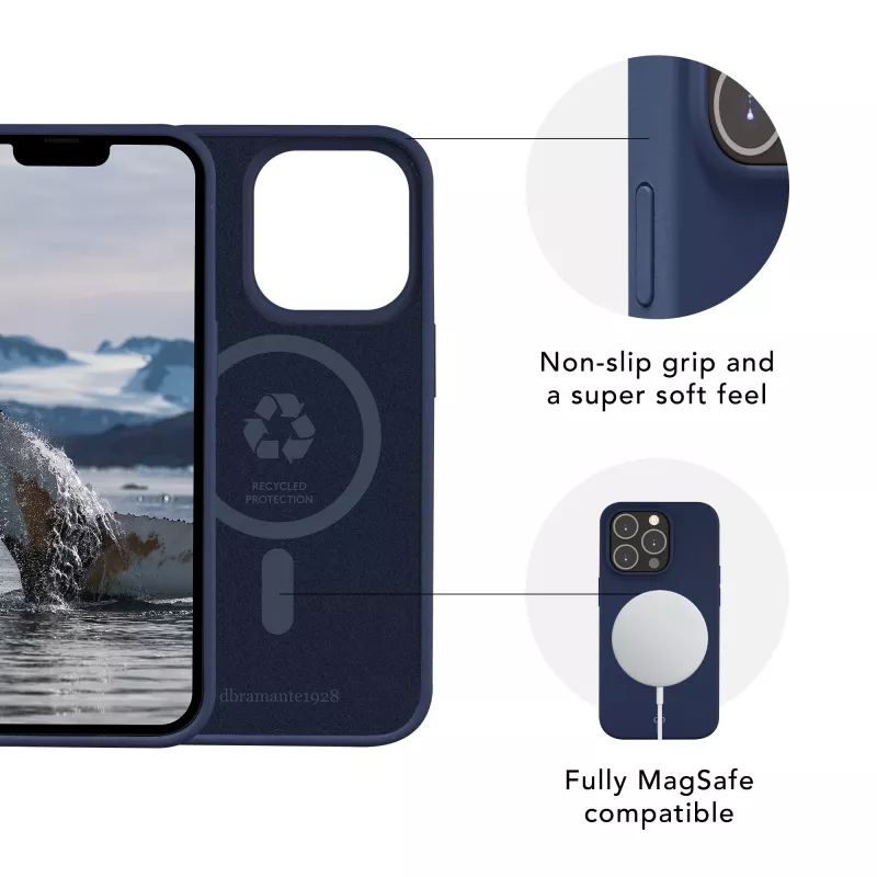 dbramante1928 Monaco - iPhone 14 Pro Max - Pazifikblau Robustes Case